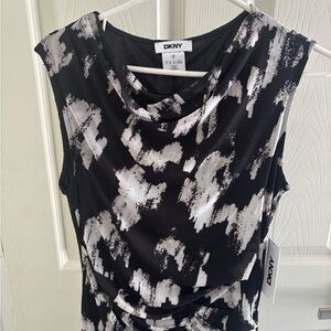 DNKY cowl neck dress